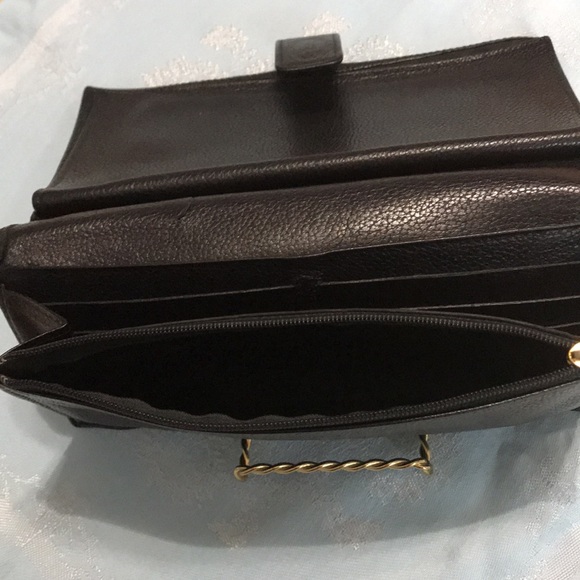 Lonchamp Vintage Black Leather Wallet - Picture 10 of 16